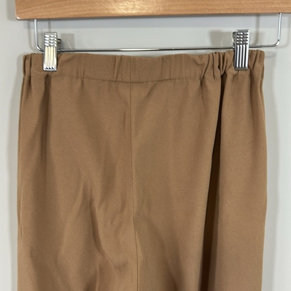 Aritzia Babaton Dexter Pull On Jogger Ankle Length Tuxedo Pant Camel Tan Sz M - Picture 8 of 14